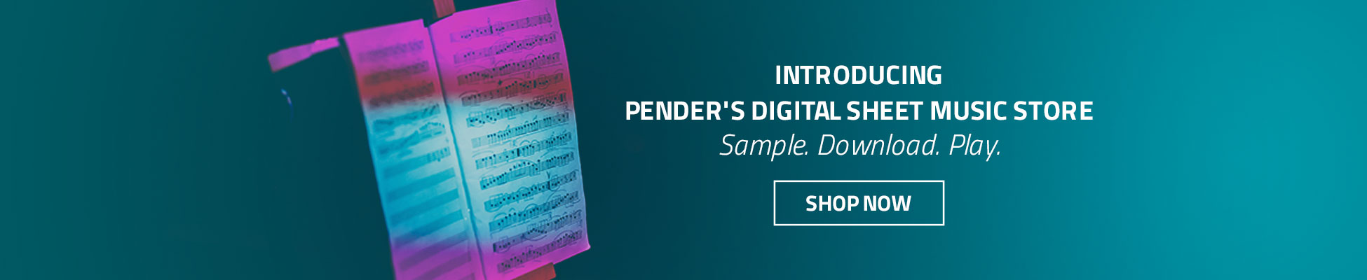 Sheet Music Penders Music Co - 