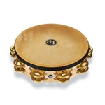 Lp Pro 10 Inch Double Row Headed Tambourine - Brass