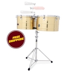 Lp Lp1516-b 15 And 16 Prestige Thunder Timbales - Brass