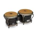 7-1/4-inch And 8-5/8-inch Raul Rekow Bongos - Dark Walnut With Black Satin Hardware