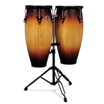 Lp City Series 10-inch And 11-inch Conga Set With Double Stand - Vintage Sunburst