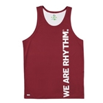 We Are Rhythm Tank Red Medium