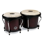 Lp Lp646ny-dw City Series 6-inch And 7-inch Bongo Set - Dark Wood