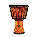 Lp 7-inch Rope Tuned Circle Djembe With Perfect-pitch Head - Orange Marble