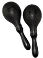 Double Black Plastic Maracas
