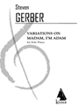 Variations on Madam I'm Adam for Solo Piano