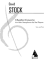 Chamber Concerto for Saxophone and Six Players - Score and Part
