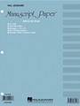 Manuscript Paper (Deluxe Pad)(Blue Cover)