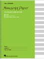 Standard Wirebound Manuscript Paper (Green Cover)