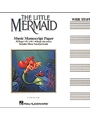 Little Mermaid Music Manuscript Book