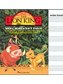 Lion King Music Manuscript Book