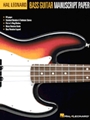 Bass Guitar Manuscript Paper