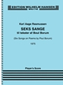 Six Songs on Poems by Poul Borum [Seks Sange til tekster af Boul Borum)