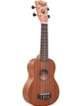 Kahua 21 Mahogany Soprano Ukulele with Sun Shape Around the Sound Hole