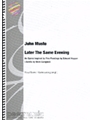 Later the Same Evening - Study Score