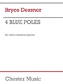 Four Blue Poles