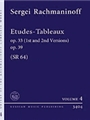 Etudes-Tableaux Op. 33, Op. 39 Piano