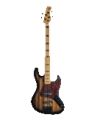 Vintage Element 4 Zebra Burst Electric Bass