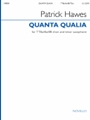 Quanta Qualia - Version for Men's Voices and Tenor Saxophone Vocal Score