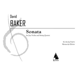Sonata - for Jazz Violin and String Quartet Score and Parts