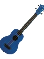 Blue Kids Soprano Concert Scale Ukulele - Travel Series, Longneck - Model TUSL-KIDZ