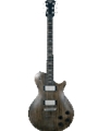 Patriot Decree Opus Electric Guitar with Faded Black Finish - With Open Pore Ebony Fretboard