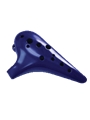12-Hole Plastic Tenor Ocarina in C Major - Deep Blue