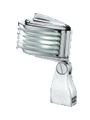 The Fin - Chrome Body/White LED - Retro-Styled Dynamic Cardioid Microphone