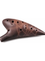 Purple Clay Professional Ocarina - 12-Hole Ocarina in C Major