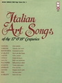 Italian Art Songs  Volume 1