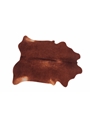 Vegan Cow Drum Mat 6' X 5.25' Betsy Red Brown - 6' X 5.25' Betsy Red Brown