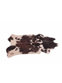 Vegan Cow Drum Mat - 6' X 5.25' Clara Black/White