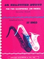 28 Selected Duets For Two Saxophones Or Oboes Intermediate Advanced