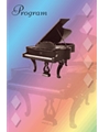 Recital Programs(blank)-piano On Pastels