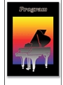 Recital Program #78 - Piano Silhouette