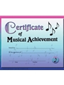 Certificate of Musical Achievement