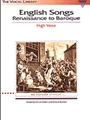 English Songs: Renaissance To Baroque