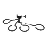 Stand-Clamping Rest for Four (4) Various-Size Horn Mutes