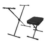 Frameworks Keyboard Bench & X-Stand Set