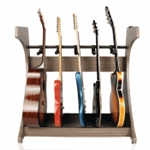 Frameworks Elite Series Guitar & Instrument Case Combo Rack - Driftwood Grey Finish