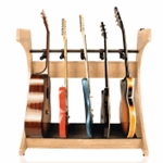 Frameworks Elite Series Guitar & Instrument Case Combo Rack - Natural Maple Matte Finish