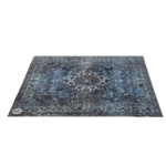 Vintage Persian Style Drum Mat 6' X 5.25' - Blue