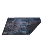 Vintage Persian Style Stage Mat Blue - 4.26' X 3'