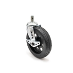 8 x 2 inch. MultiCart All-Terrain Stealth Caster Pack with Brake and Black Hub - for Rock-N-Roller Carts