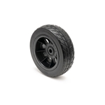 10 x 3 inch. Black R-Trac Rear Wheel Pack with Offset Hub - for Rock-N-Roller Carts