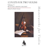 Twelve (12) Duets For Two Violins, Vol. 3, Score And Parts