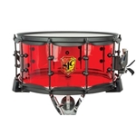 Josh Dun Torch 6.5x14 Snare - Red Acryllic Shell