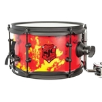 Josh Dun Inferno 6x10 Side Snare - Inferno Custom Wrap