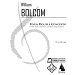 Fives: Double Concerto for Solo Violin, Solo Piano, Three String Orchestras - Full Score