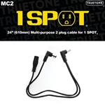 Multi-Plug 2 Cable - Female to (2) Male 12 inch. Extensions (Y-Cable)